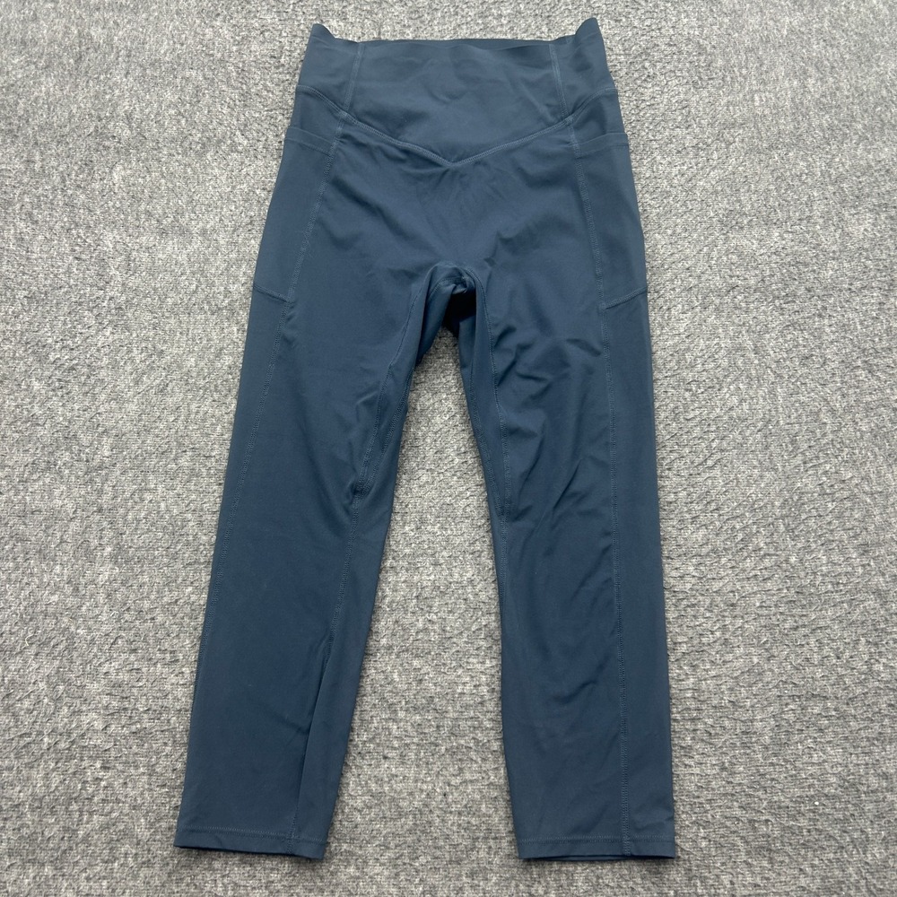 Halara UltraSculpt High Waisted Scrunch Butt Lifting Pocket Leggings S Blue